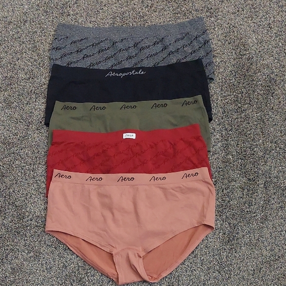 5 Pack Aeropostale Panties Hipster Style New Never Worn "Washed" Multicolor XL - Picture 1 of 9